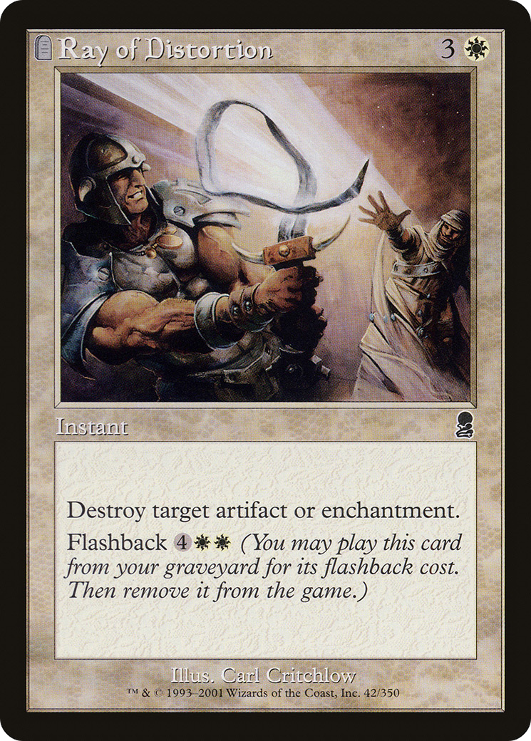 Ray of Distortion (ODY-042) - Odyssey: (tombstone) Foil