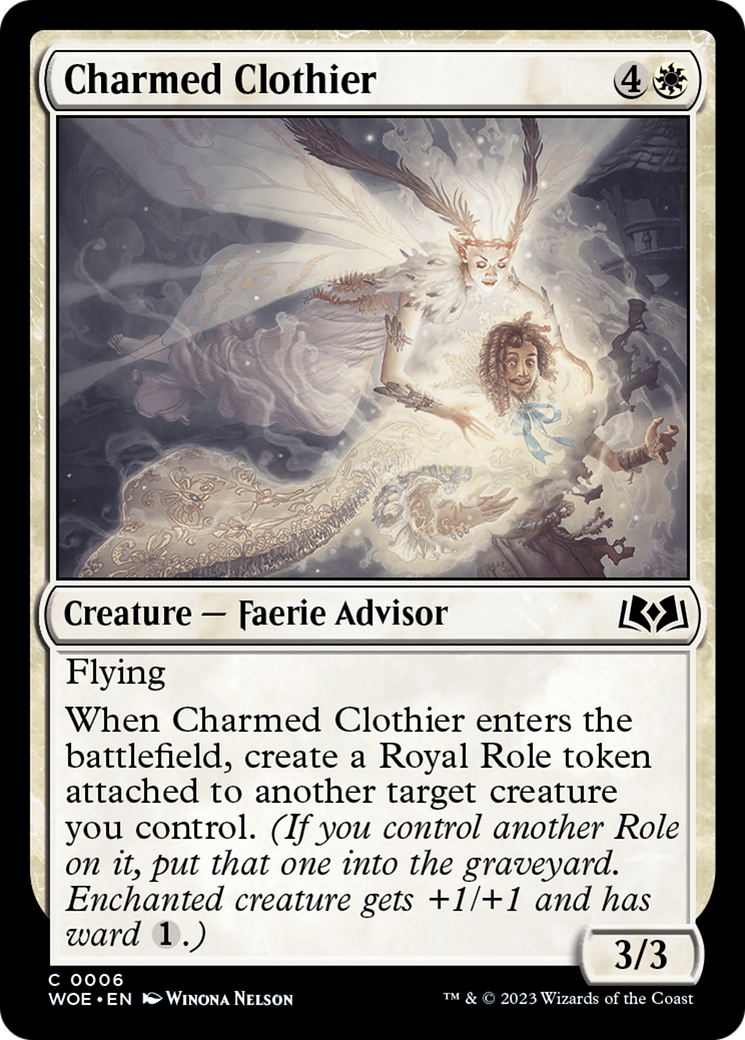 Charmed Clothier (WOE-006) - Feuille d'or des Terres sauvages d'Eldraine 