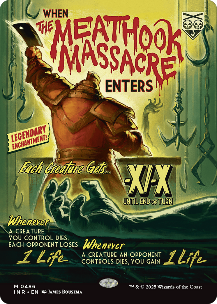 The Meathook Massacre (INR-486) - Innistrad Remastered: (Showcase, enchantment) (Borderless)