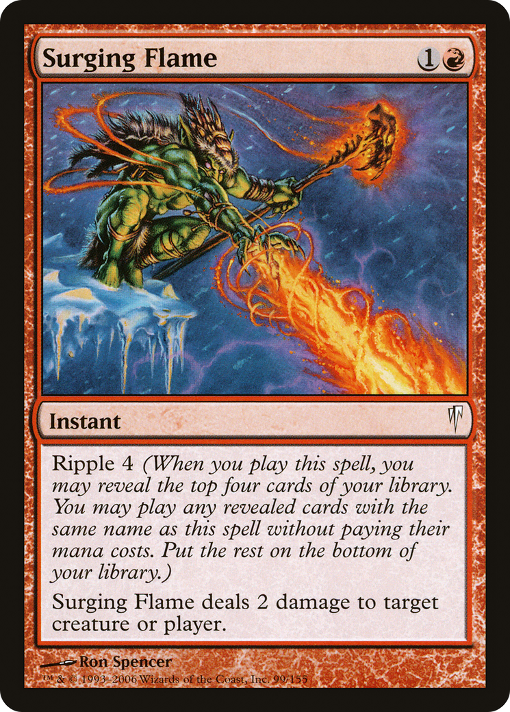 Flamme déferlante (CSP-099) - Feuille Coldsnap 