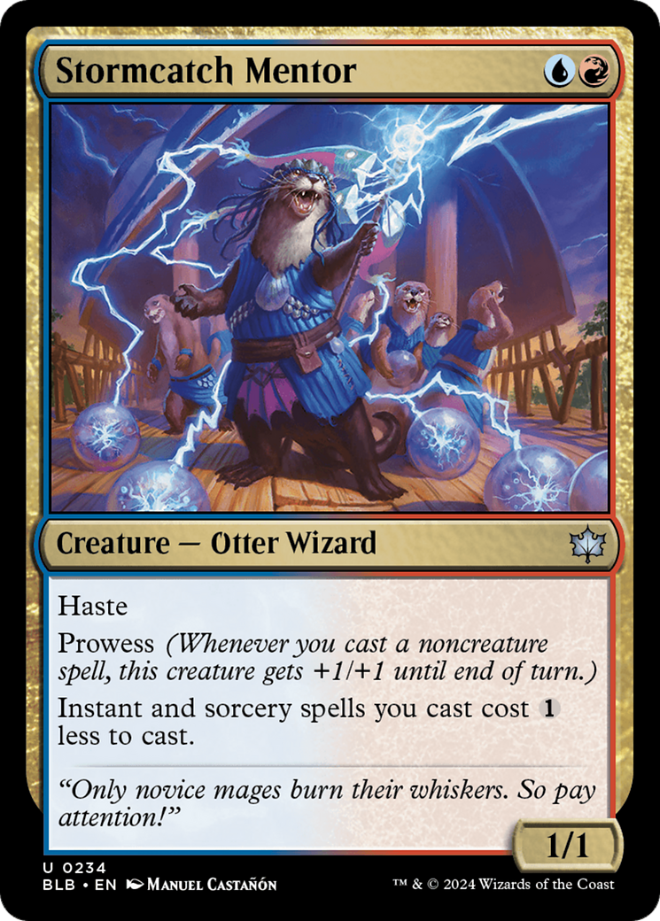 Mentor Stormcatch (BLB-234) - Bloomburrow Foil 
