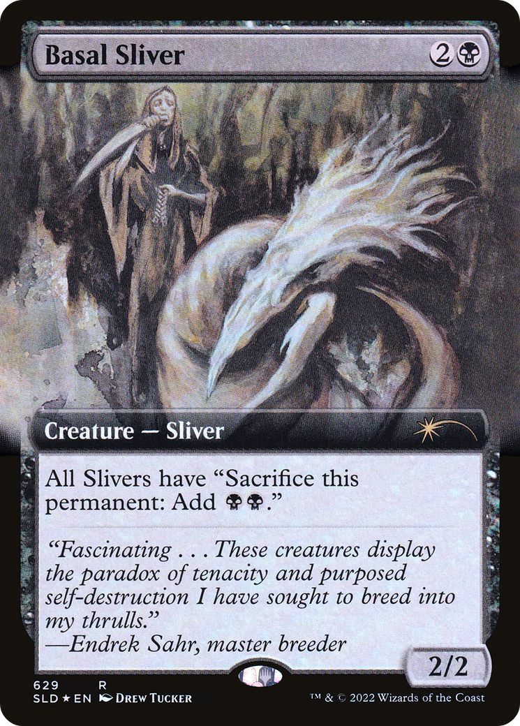Basal Sliver (SLD-629) - Secret Lair Drop : (Extended Art) Foil 