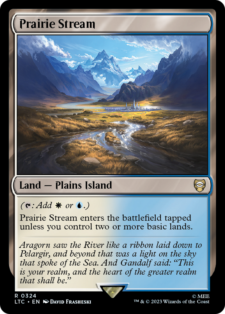 Prairie Stream (LTC-324) - Tales of Middle-earth Commander