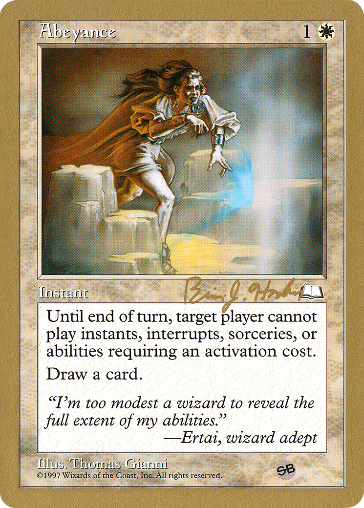 Abeyance (WCD-) - World Championship Decks 1998