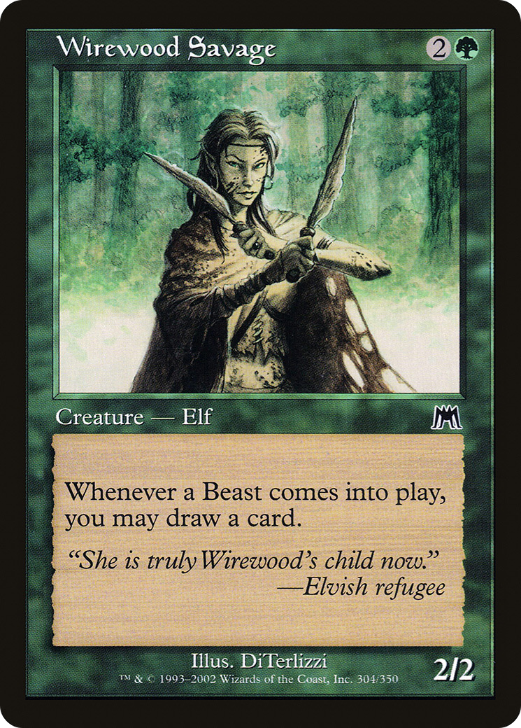 Wirewood Savage (ONS-304) - Onslaught Foil 