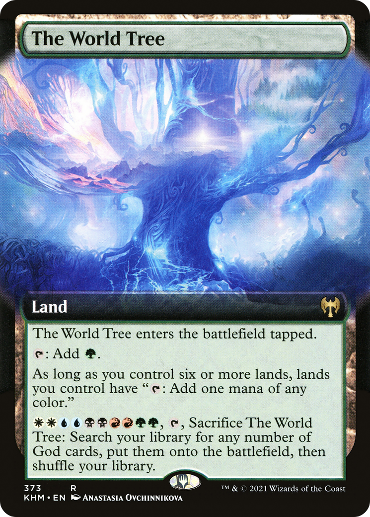 L'Arbre du Monde (KHM-373) - Kaldheim : (Extended Art) Feuille