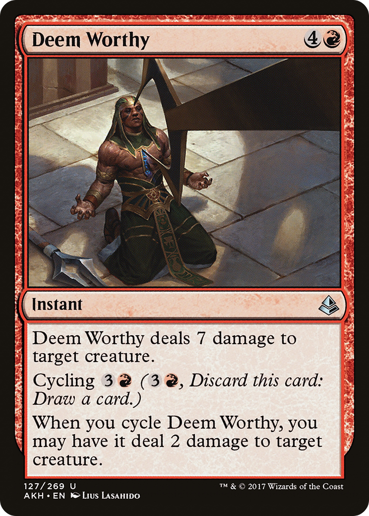 Juger digne (AKH-127) - Amonkhet 