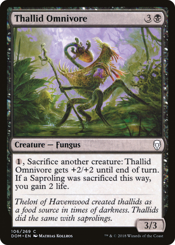 Thallidé omnivore (DOM-106) - Dominaria Foil