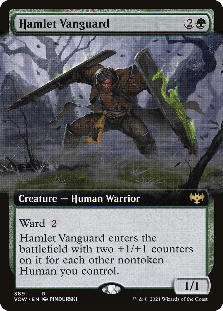 Hamlet Vanguard (Extended Art) (VOW-389) - Innistrad: Crimson Vow: (Extended Art)