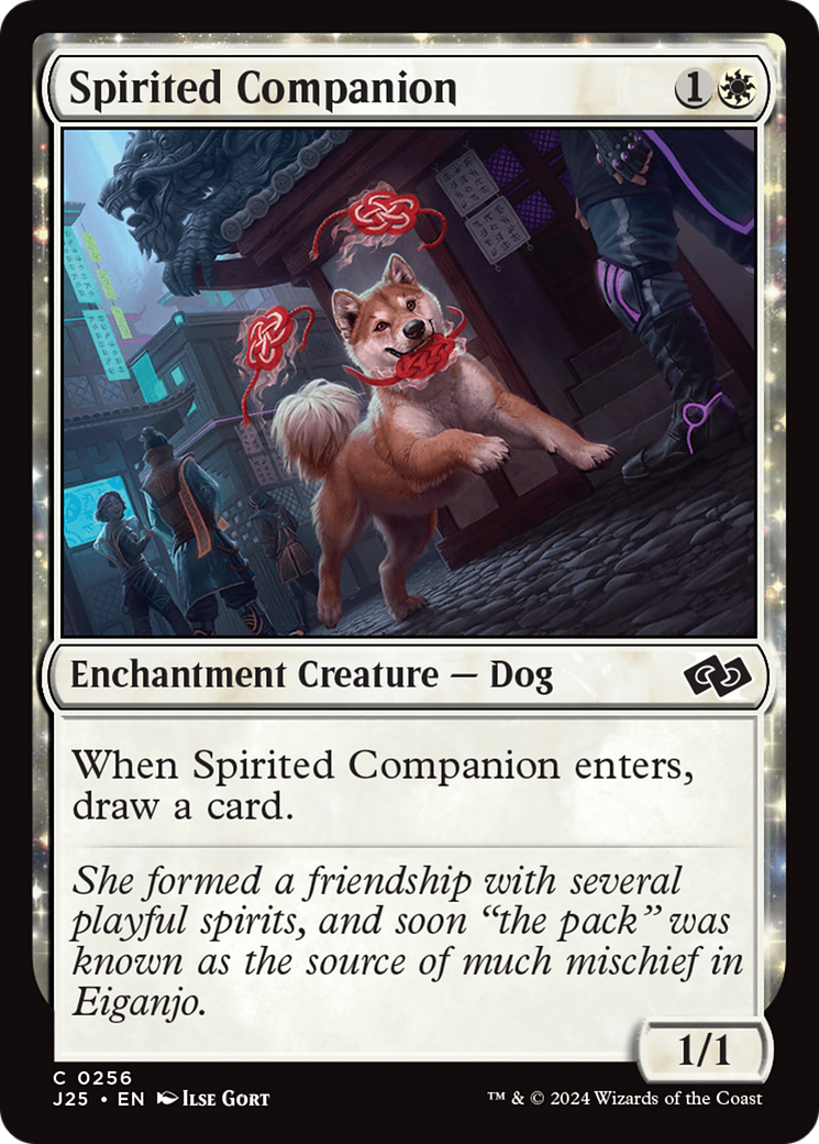 Spirited Companion (J25-256) - Foundations Jumpstart: (enchantment)