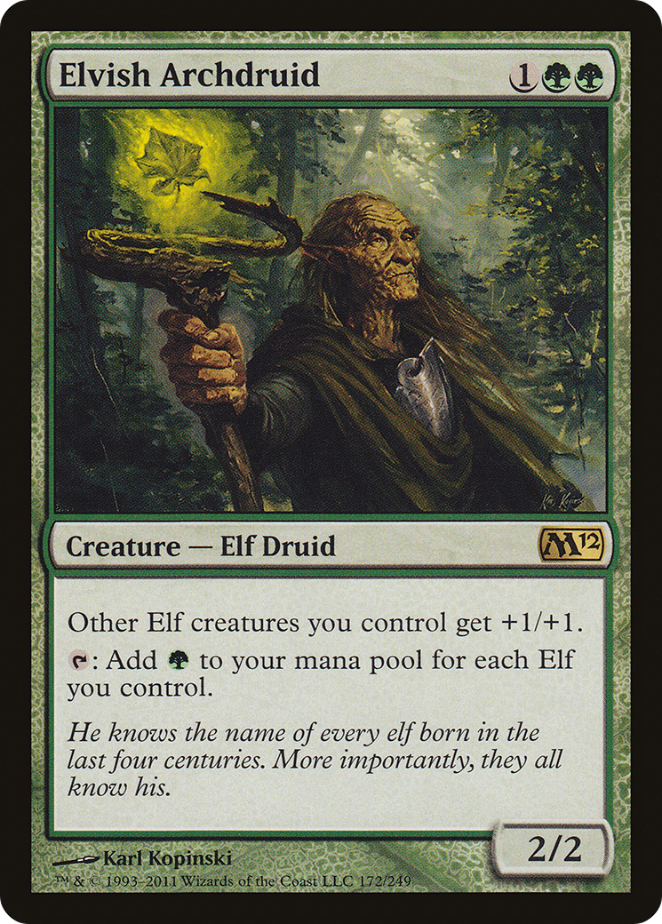 Archidruide elfique (M12-172) - Magic 2012 Foil