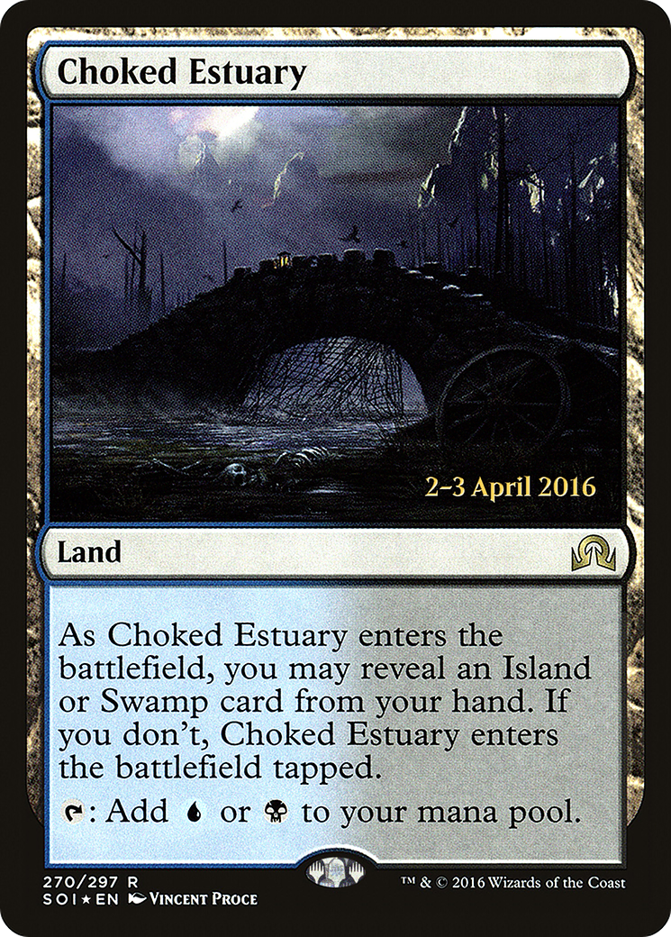 Choked Estuary (PRE-270) - Shadows over Innistrad Promos Foil