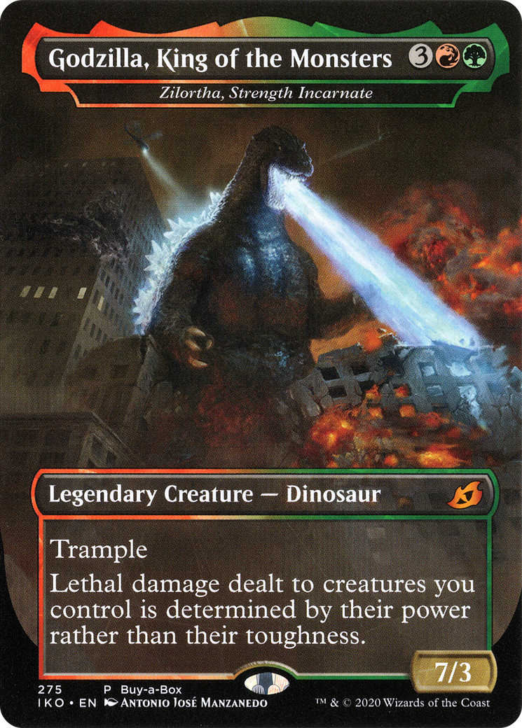 Zilortha, la force incarnée (IKO-275) - Ikoria : Le repaire des béhémoths / Godzilla, le roi des monstres (Borderless) 