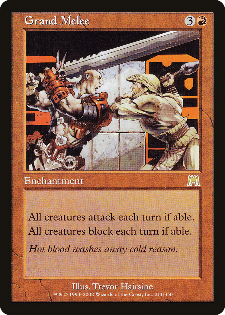 Grande Mêlée (ONS-211) - Onslaught Foil 