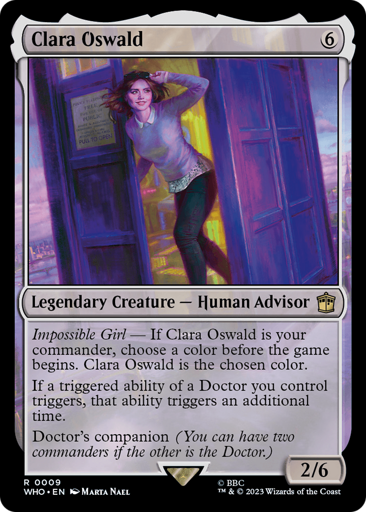 Clara Oswald (WHO-009) - Doctor Who Foil 