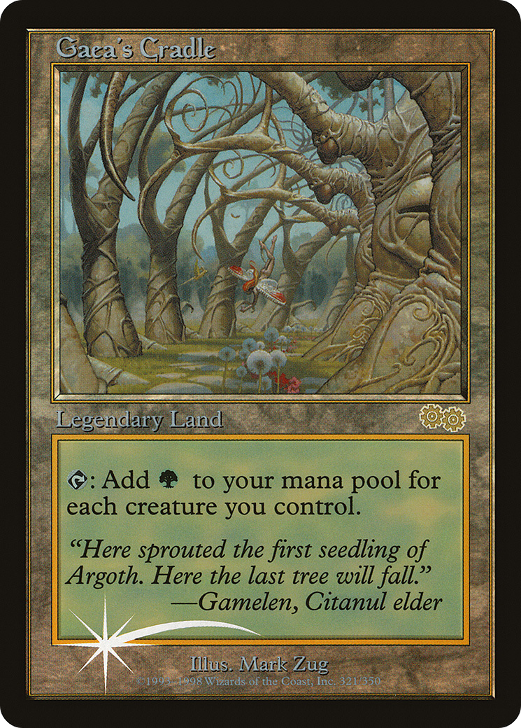Gaea's Cradle (JDG-321) - Judge Gift Cards 1998 Foil