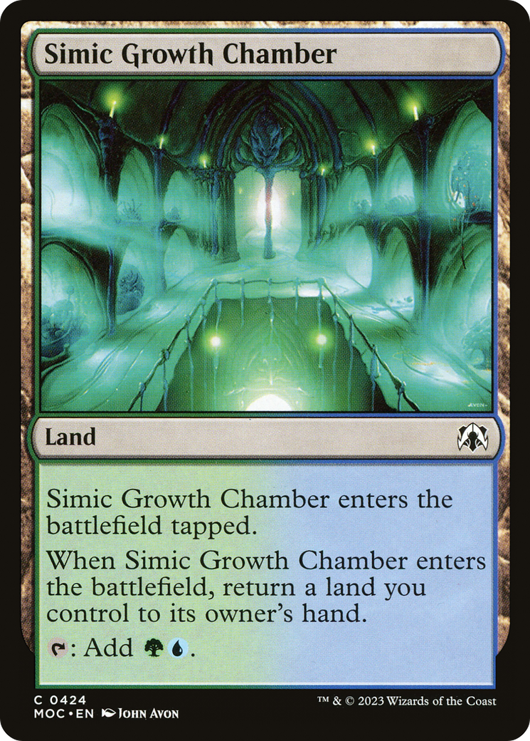 Simic Growth Chamber (MOC-424) - March of the Machine Commander