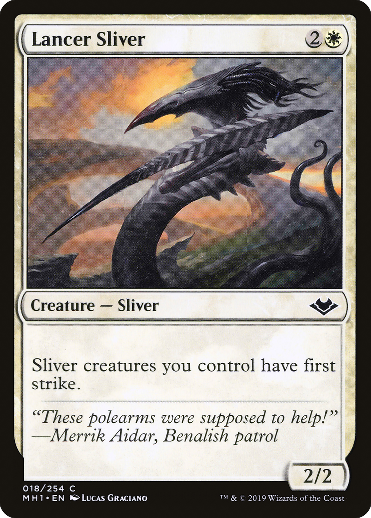 Lancer Sliver (MH1-018) - Modern Horizons Foil