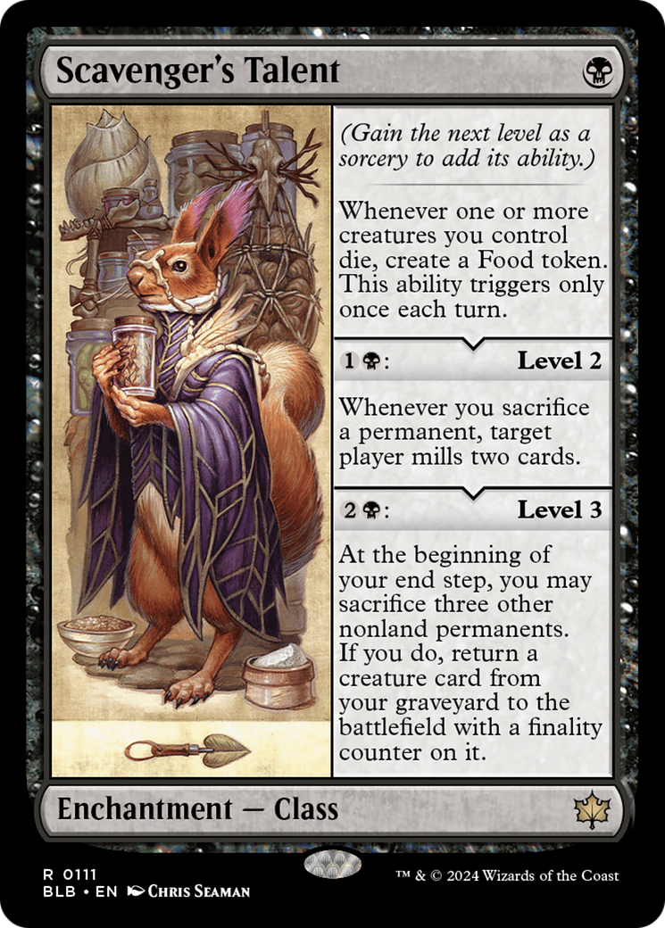 Talent du charognard (BLB-111) - Bloomburrow Foil 