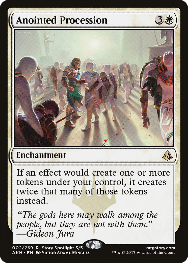 Procession ointe (AKH-002) - Feuille d'Amonkhet 
