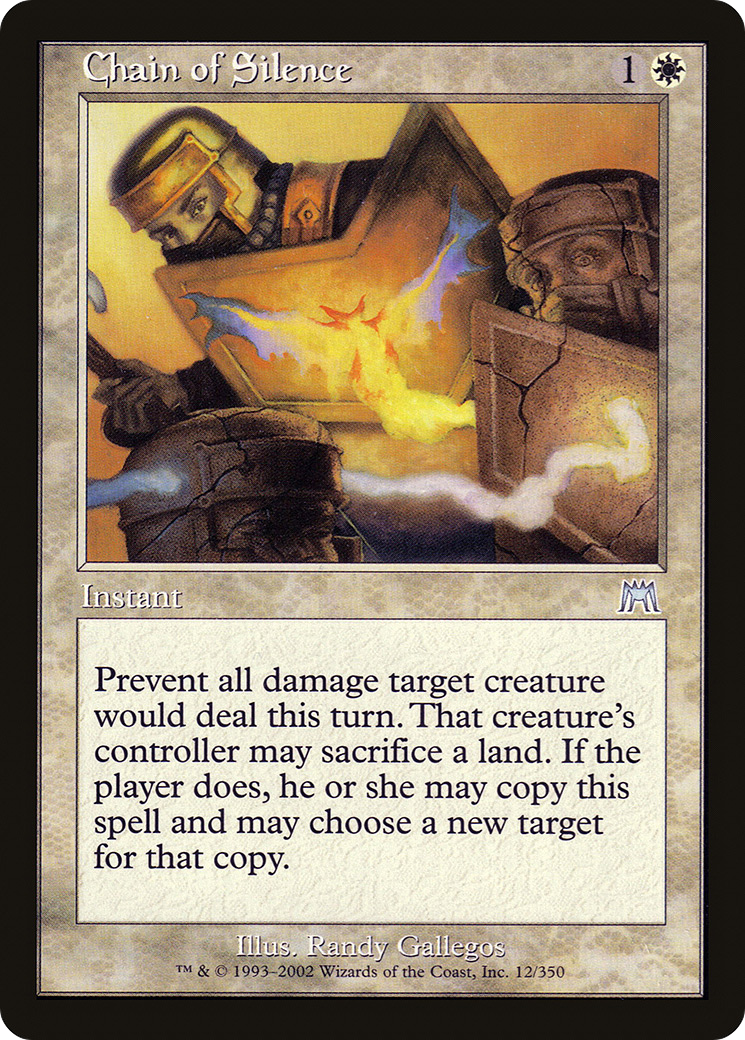 Chaîne du Silence (ONS-012) - Onslaught Foil 
