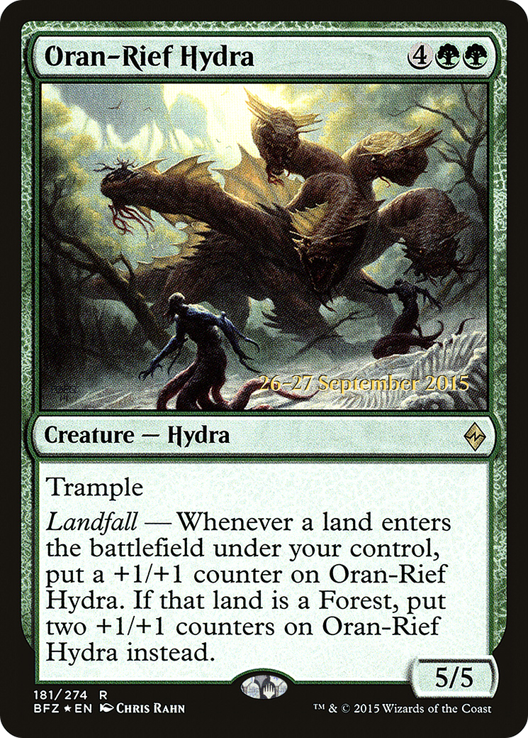 Hydra d'Oran-Rief (PBFZ-181S) - Foil Promos Bataille de Zendikar