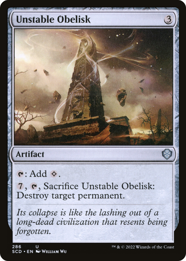 Unstable Obelisk (SCD-286) - Starter Commander Decks