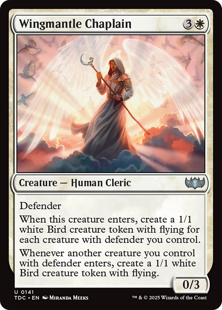 Chaplain Wingmantle (TDC-141) - Commandant : Tarkir : Tempête de dragons 