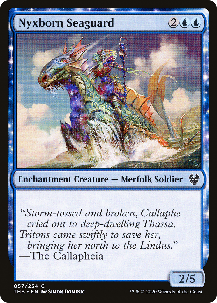 Garde des mers Nyxborn (THB-057) - Theros au-delà de la mort : (enchantement) Foil 