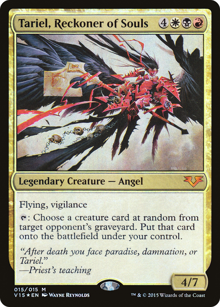 Tariel, le Reckoner des Âmes (V15-015) - From the Vault : Angels Foil 