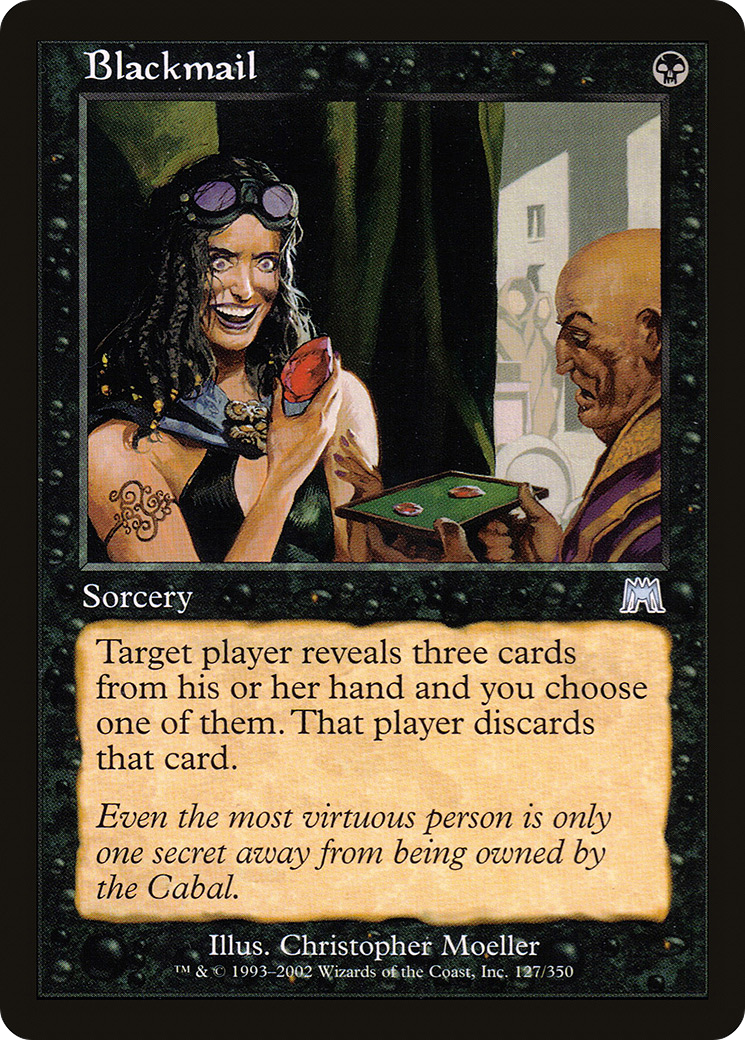 Chantage (ONS-127) - Onslaught Foil