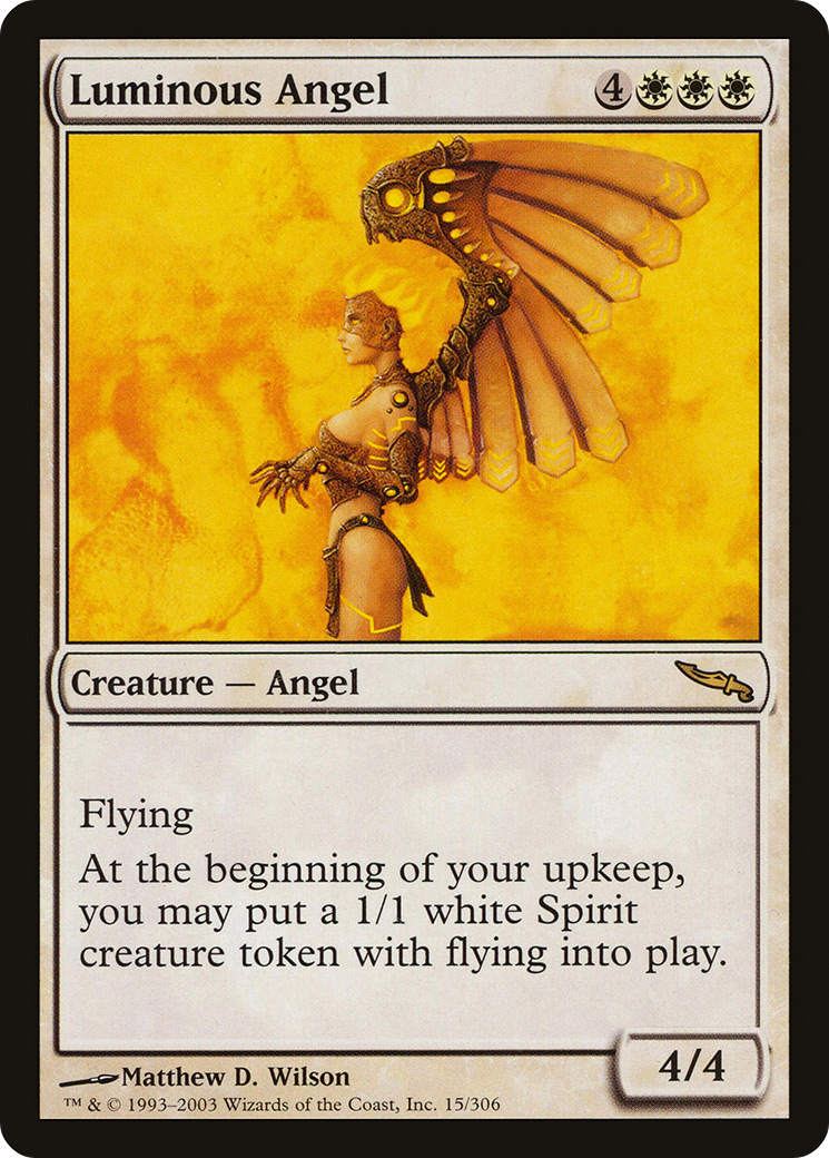 Ange lumineux (MRD-015) - Mirrodin 