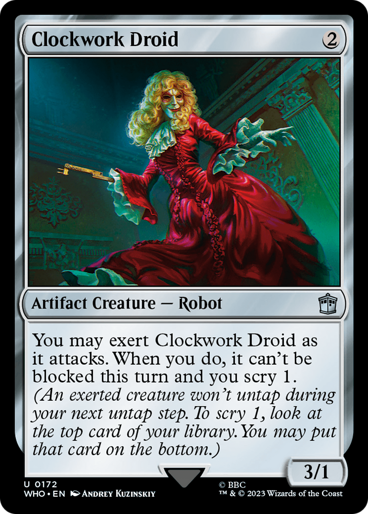 Droïde mécanique (WHO-172) - Doctor Who Foil