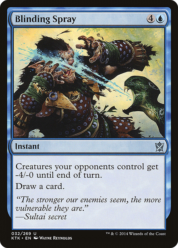 Spray aveuglant (KTK-032) - Les Khans de Tarkir 