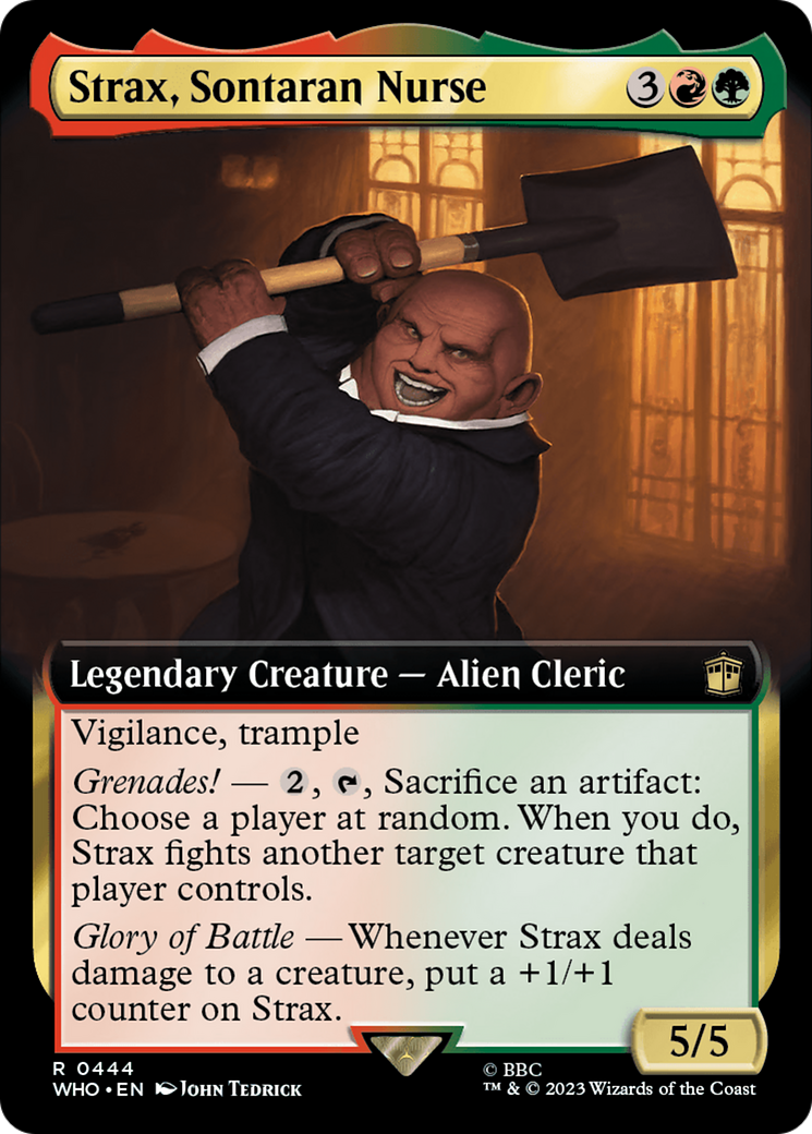 Strax, Sontaran Nurse (Extended Art) (WHO-444) - Doctor Who: (Extended Art) Foil