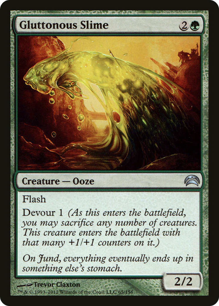Gluttonous Slime (PC2-065) - Planechase 2012 Foil