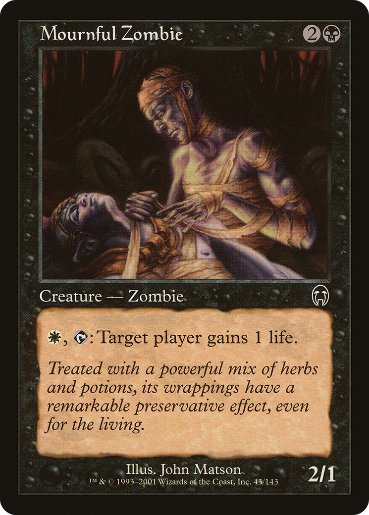 Zombie en deuil (APC-043) - Apocalypse Foil 