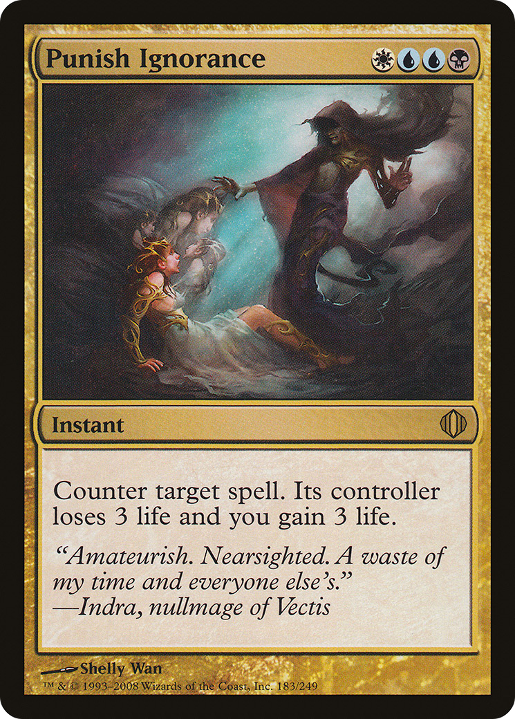 Punish Ignorance (ALA-183) - Shards of Alara Foil