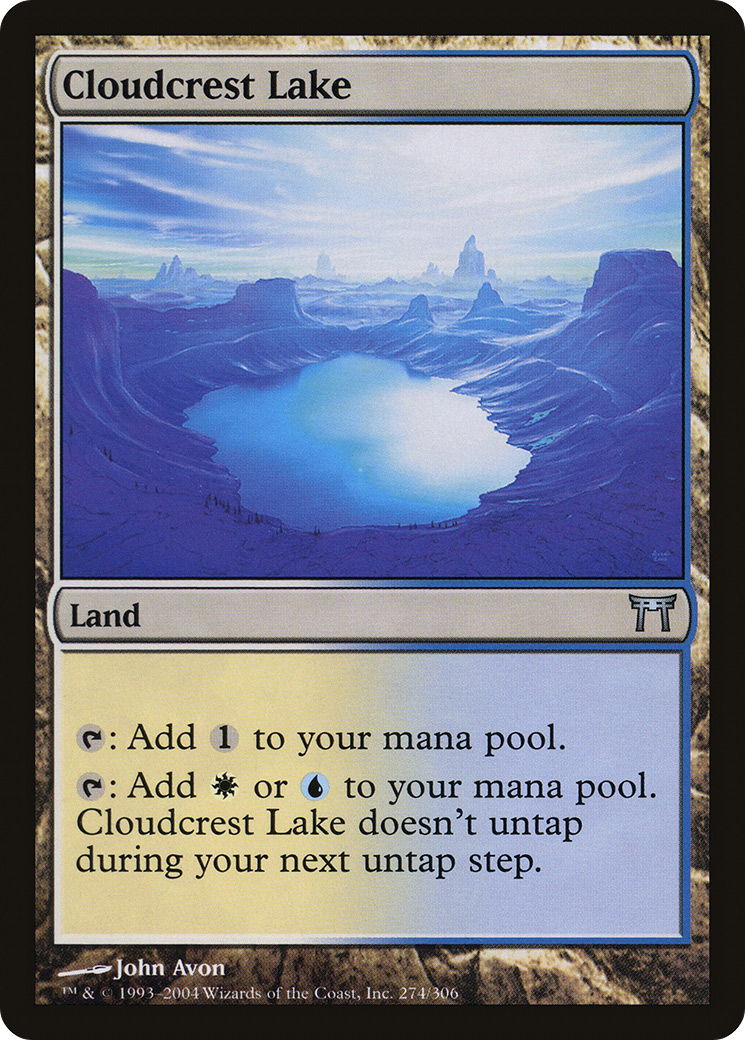 Lac Cloudcrest (CHK-274) - Champions de Kamigawa Foil 