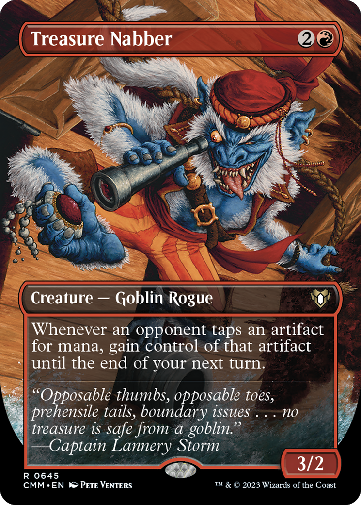 Treasure Nabber (CMM-645) - Commander Masters (sans bordure) Foil 