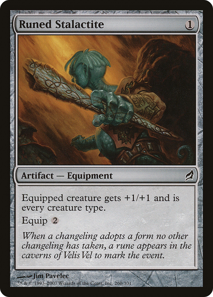 Stalactite runique (LRW-260) - Lorwyn Foil 