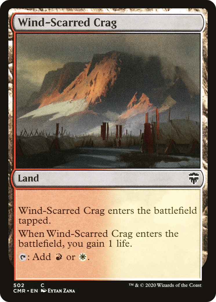 Wind-Scarred Crag (CMR-502) - Commander Legends