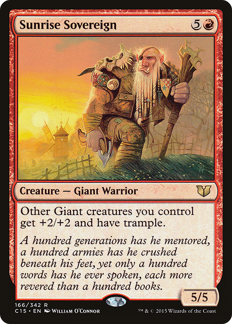 Sunrise Sovereign (C15-166) - Commander 2015 
