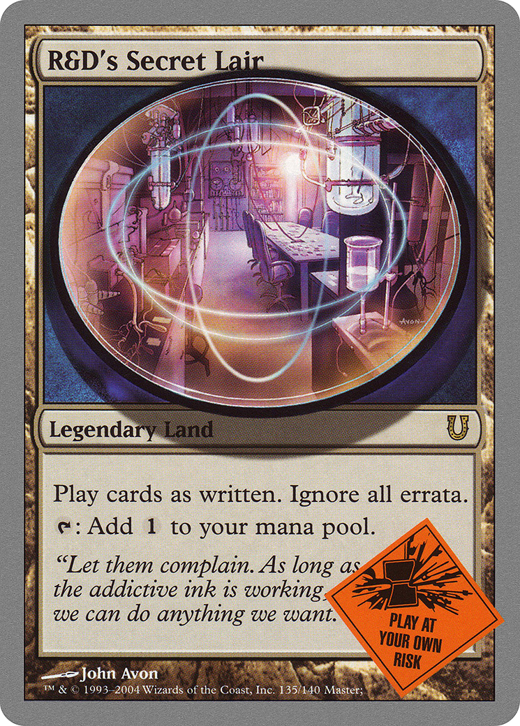 Le repaire secret de R&amp;D (UNH-135) - Unhinged Foil 