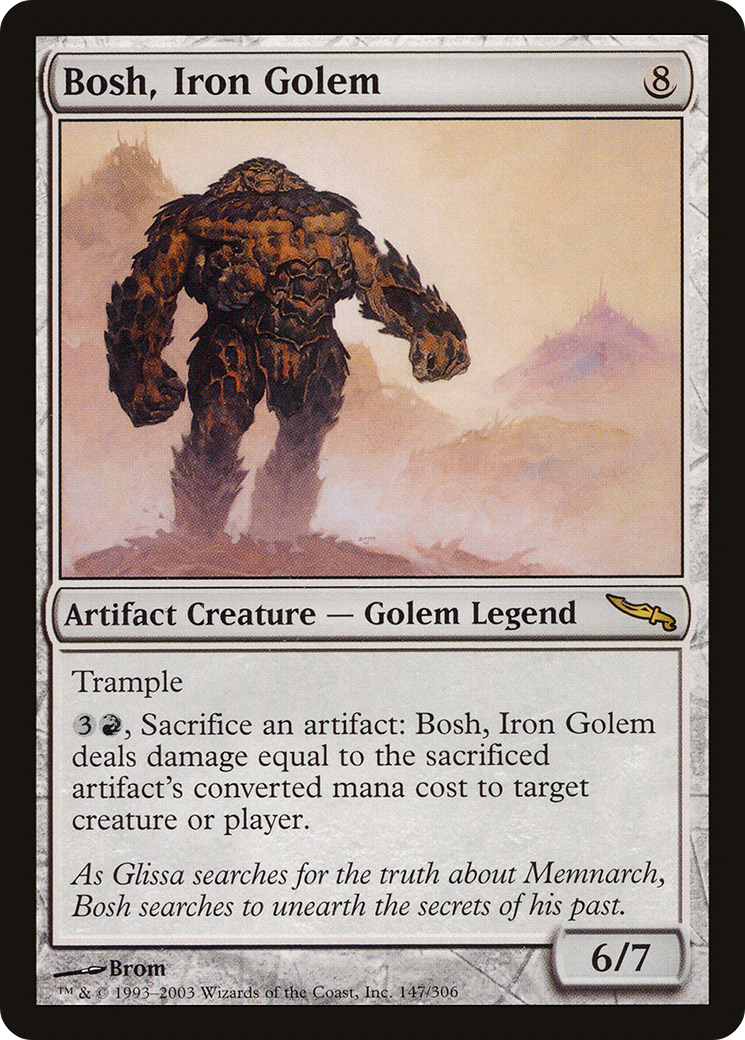 Bosh, Golem de fer (MRD-147) - Mirrodin