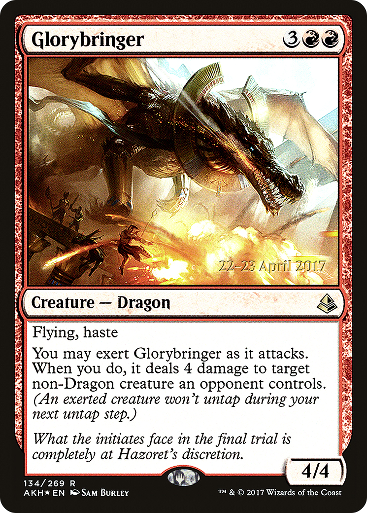Glorybringer (PRE-134) - Amonkhet Promos Foil