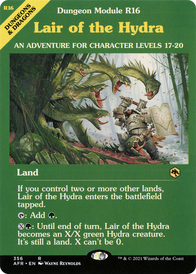 Lair of the Hydra (Dungeon Module) (AFR-356) - Adventures in the Forgotten Realms: (Showcase)
