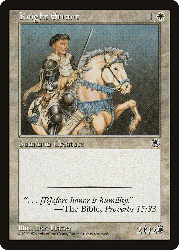 Chevalier errant (POR-020) - Portail