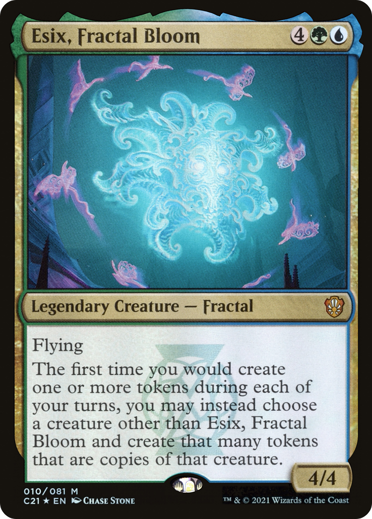 Esix, Fractal Bloom (C21-010) - Commander 2021 Foil 