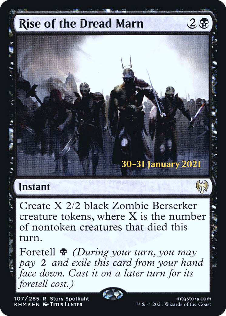 Rise of the Dread Marn (PRE-107S) - Kaldheim Promos Foil